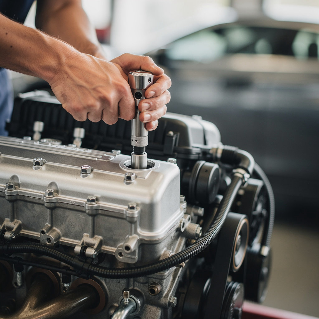 Eli Vigderson's European Car Repairs Inc technician performing specialized foreign auto repair in San Diego